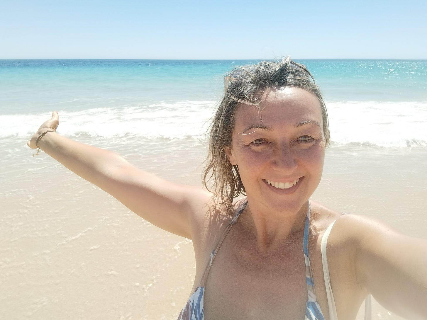 Foto de Vanessa Farraz disfrutando de la gestión consciente en su negocio