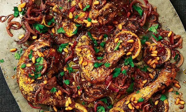 A picture of the roast chicken recipe described