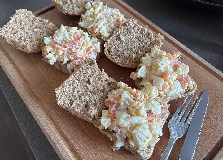 Egg and Smoked Salmon Sandwich Filling