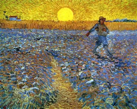 The Sower (Sower with Setting Sun), 1888 - Vincent van Gogh - WikiArt.org The Sower (Sower with Setting Sun), 1888 - Vincent van Gogh - WikiArt.org