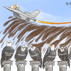 Trump's fly-by
