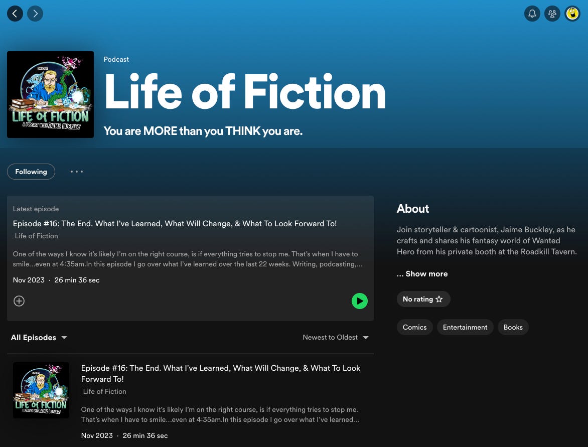 LoF page on Spotify