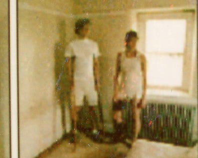 portrait in an abandoned house, Backrooms