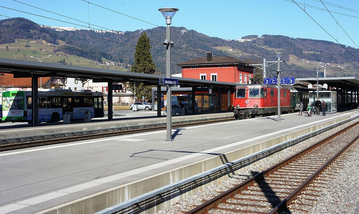 Altstätten SG railway station - Wikipedia
