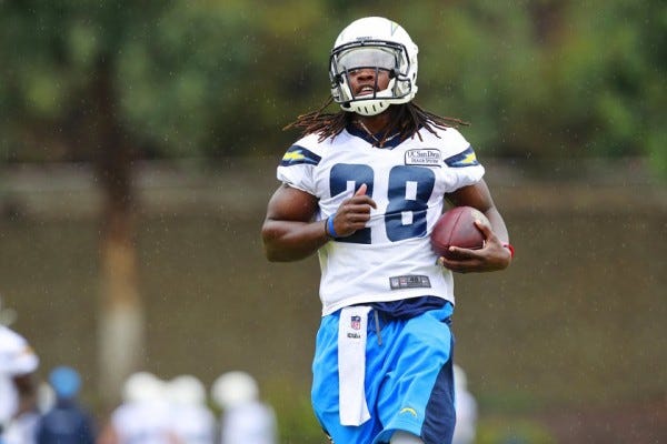 melvin gordon getting attention for san diego chargers nfl 2015 melvin gordon getting attention for san diego chargers nfl 2015