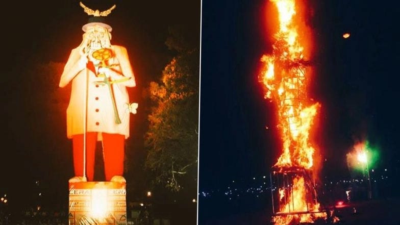 Pappanji Burning in Kerala: High Court Lifts Bans on Burning of Giant  Effigy of Old Man on New Year's Eve at Veli Ground in Fort Kochi | 📰  LatestLY