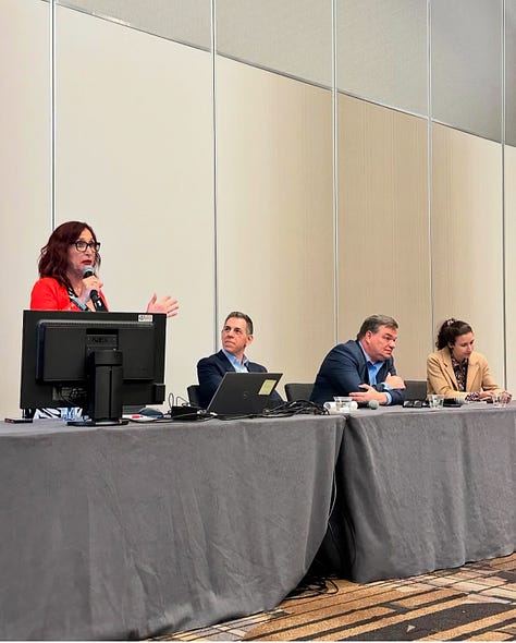 Mc Nelly Torres as speaker and trainer participating at the annual Investigative Reporters and Editors conferences over the years and most recently at the virtual AccessFest held during fall. Torres poses with journalists she trained in La Paz Bolivia in 2014, a group of NICAR ladies and Chicas Poderosas hackaton in Mexico City in 2016. (Mc Nelly Torres | Don’t Forget My Voice)