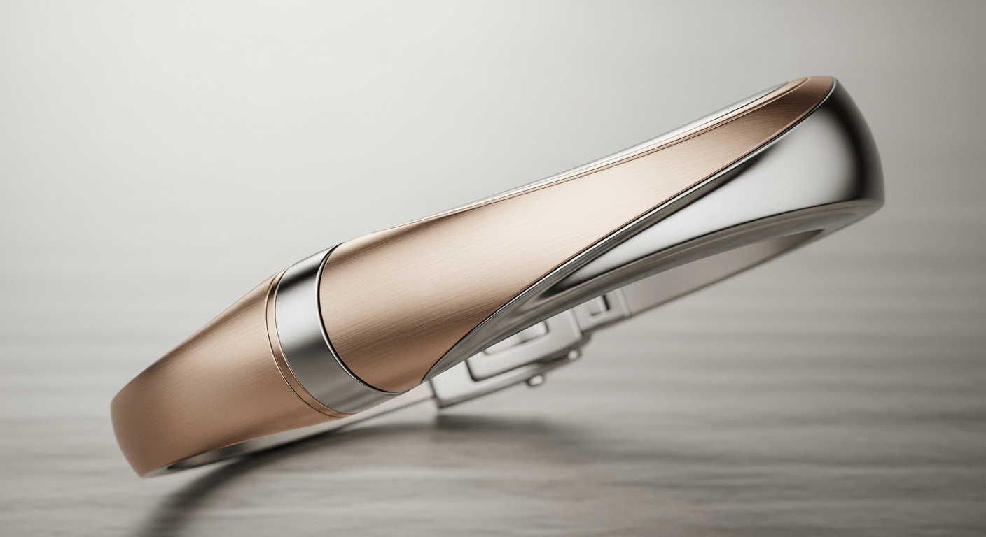 Concept visualization of discrete wellness wearable