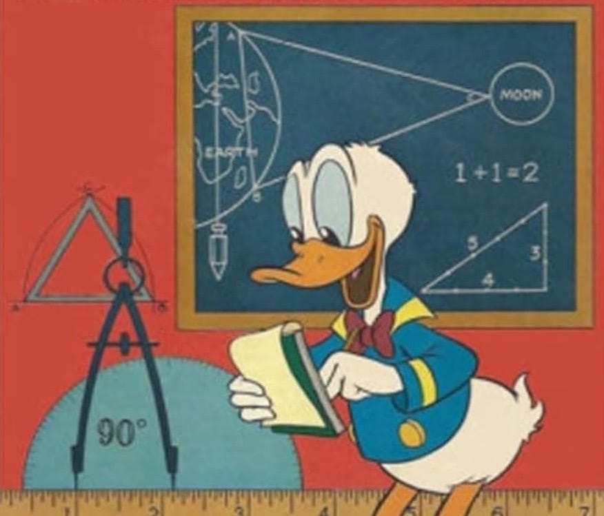 Donald en el país de las matemáticas (Corto 1959) - IMDb