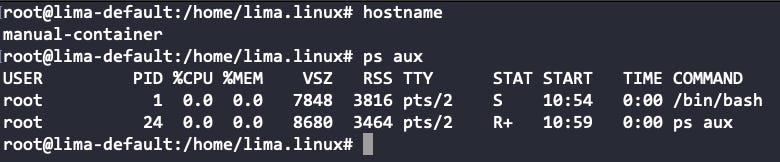 Resultado ejecución comandos Resultado ejecución comandos