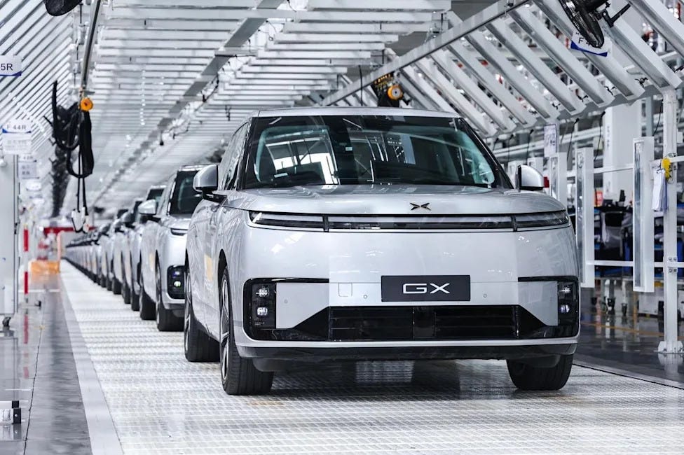 Xpeng robotaxi rolls off the production line Xpeng robotaxi rolls off the production line