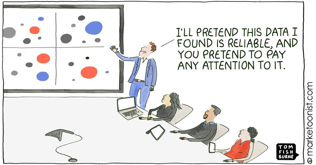 Data-Driven Decision Making cartoon