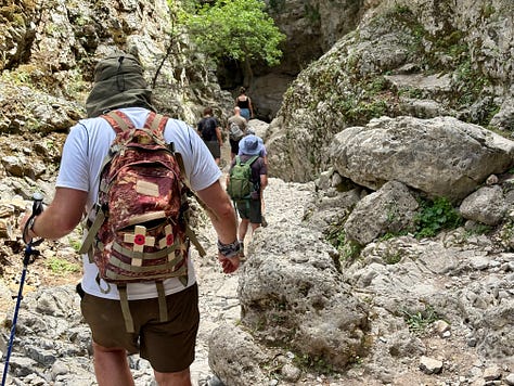 Inside the Imbros Gorge