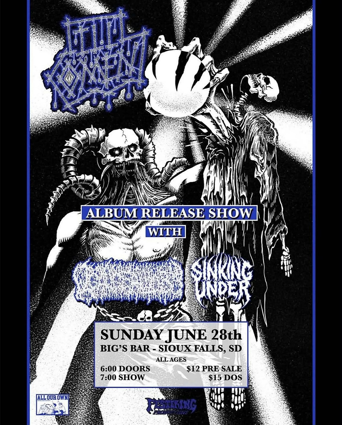 May be an image of text that says "म्ा ALBUM RELEASE SHOW መምፍ፡ብ WITH Kaur SUNDAY JUNE 28th BIG'S BAR SIOUX FALLS, SD ALLAGES 6:00 DOORS $12PRESALI $12 PRE SALE 7:00 SHOW $15 $15DOS DOS ALLOU ALLOUROWN OUR OWE"