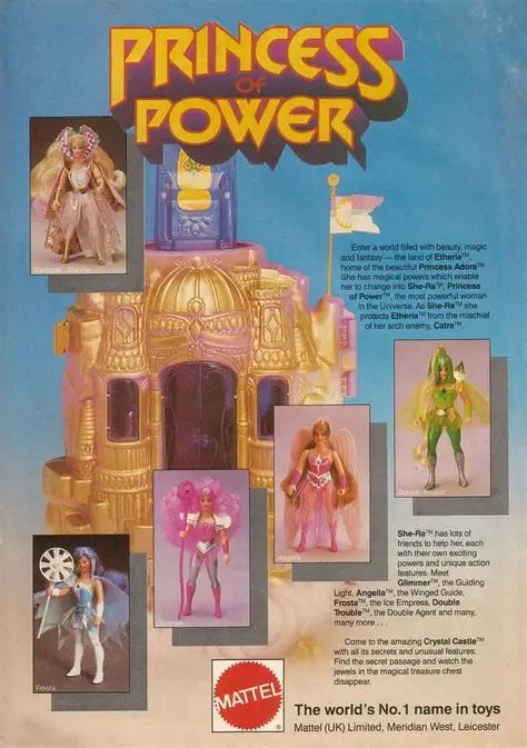 She-Ra Princess of Power collection (1987) | Princess of power, She ra ...