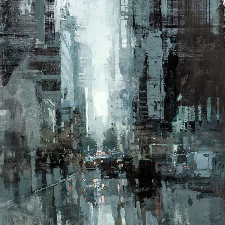 Jeremy Mann's paintings