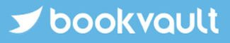 Bookvault logo for their self-publishing service.