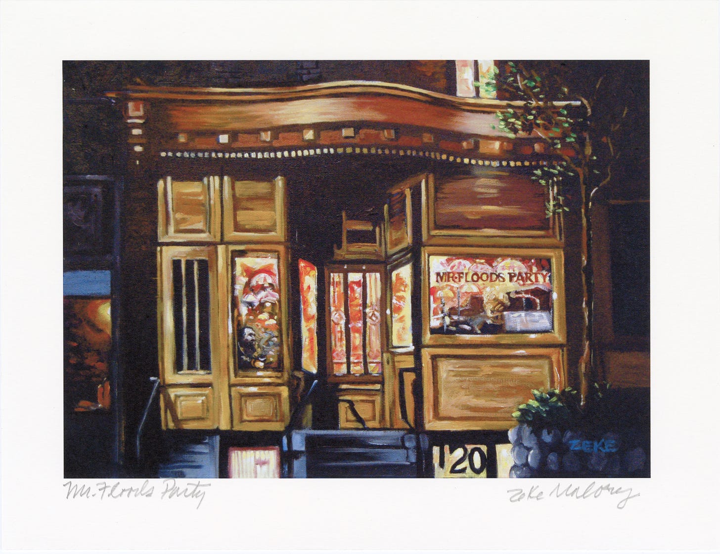 Mr. Flood's Party Print  image