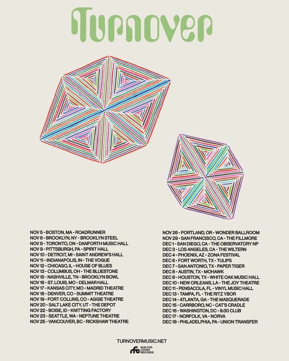 Turnover Tickets, 2022 Concert Tour Dates & Details | Bandsintown Turnover Tickets, 2022 Concert Tour Dates & Details | Bandsintown