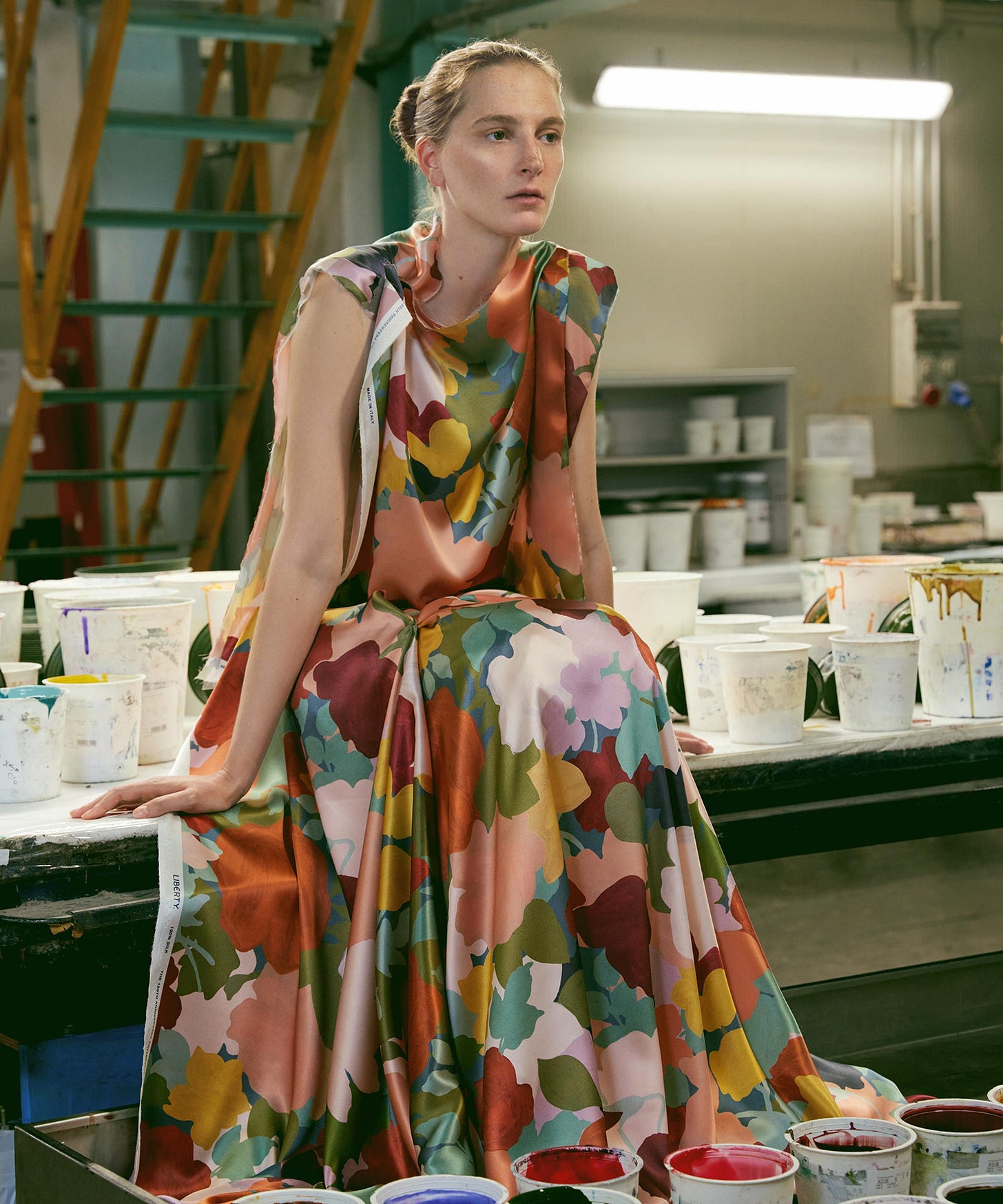 Liberty Marina's tea party print fabric