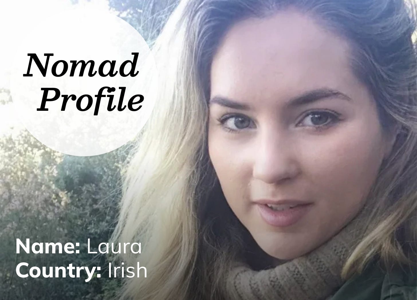 A white woman with green eyes and blond hair is looking at the camera. She is wearing a thick turtleneck sweater and has a slight smile. A white woman with green eyes and blond hair is looking at the camera. She is wearing a thick turtleneck sweater and has a slight smile.