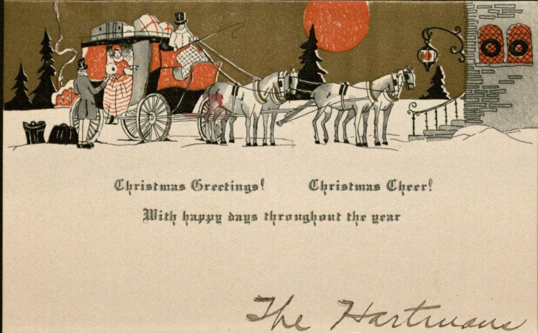 Kenneth Spencer Research Library Blog » Cards of Christmas Past: 1900s –  1920s