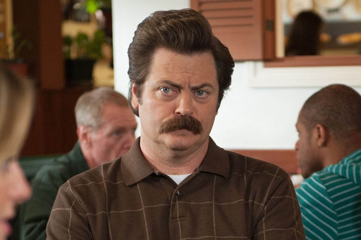Nick Offerman slams 'Parks and Rec' fan claim Ron Swanson is homophobic
