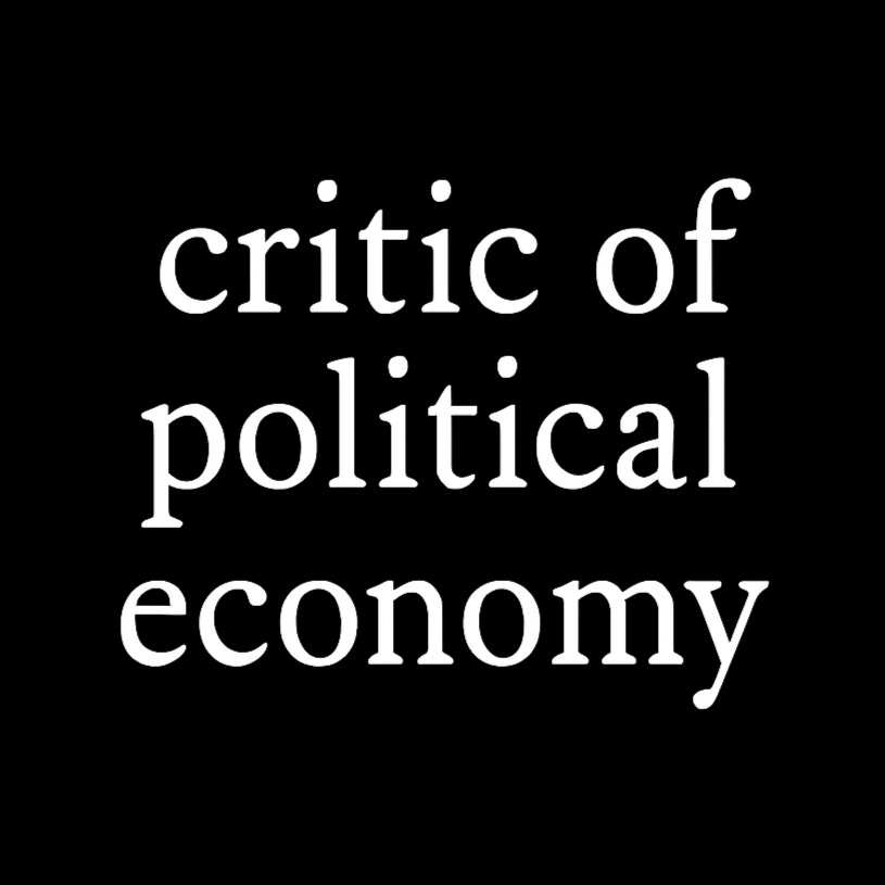 critic of political economy 