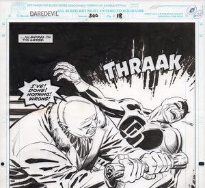 Comic Mint - Animation Art - Daredevil # 300 (Marvel, 1992) Lee Weeks & Al  Williamson