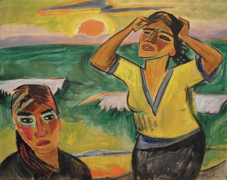 Sunset, 1921 - Max Pechstein