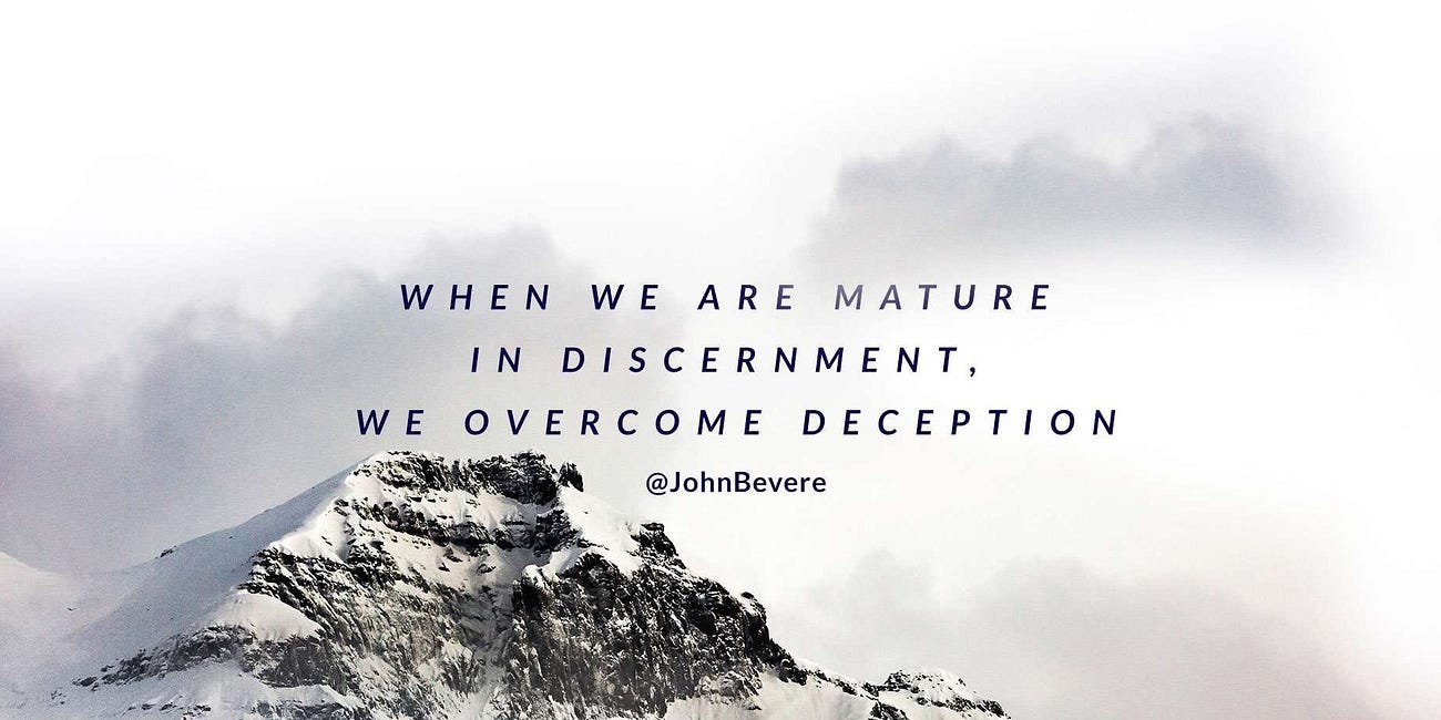 Discernment - Life or Death