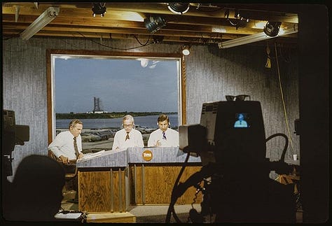 Apollo 15 launch, ABC TV broadcast, Saturn V rocket