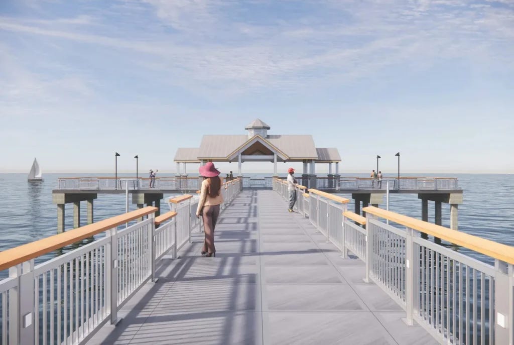 Ian’s Scar Starts Healing: Fort Myers Beach Pier rebuild moves forward after federal permit approval, years after Hurricane Ian. Ian’s Scar Starts Healing: Fort Myers Beach Pier rebuild moves forward after federal permit approval, years after Hurricane Ian.