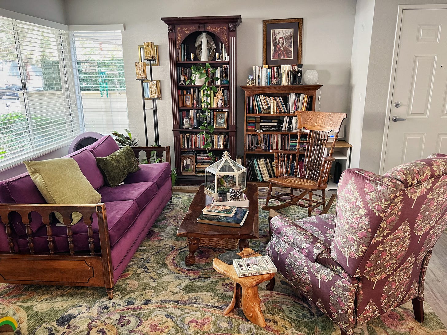 living room of apartment