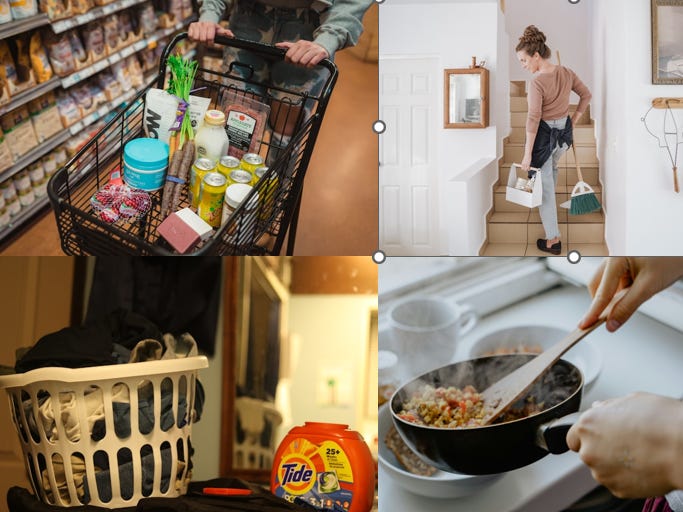 collage of chores collage of chores