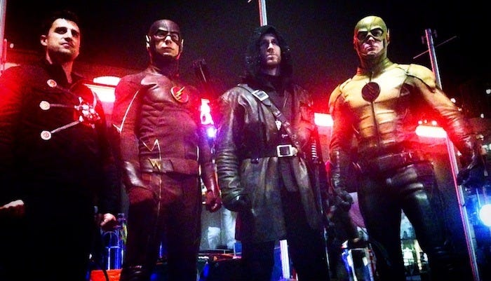 jason jay bell on the flash with stunt men jason jay bell on the flash with stunt men