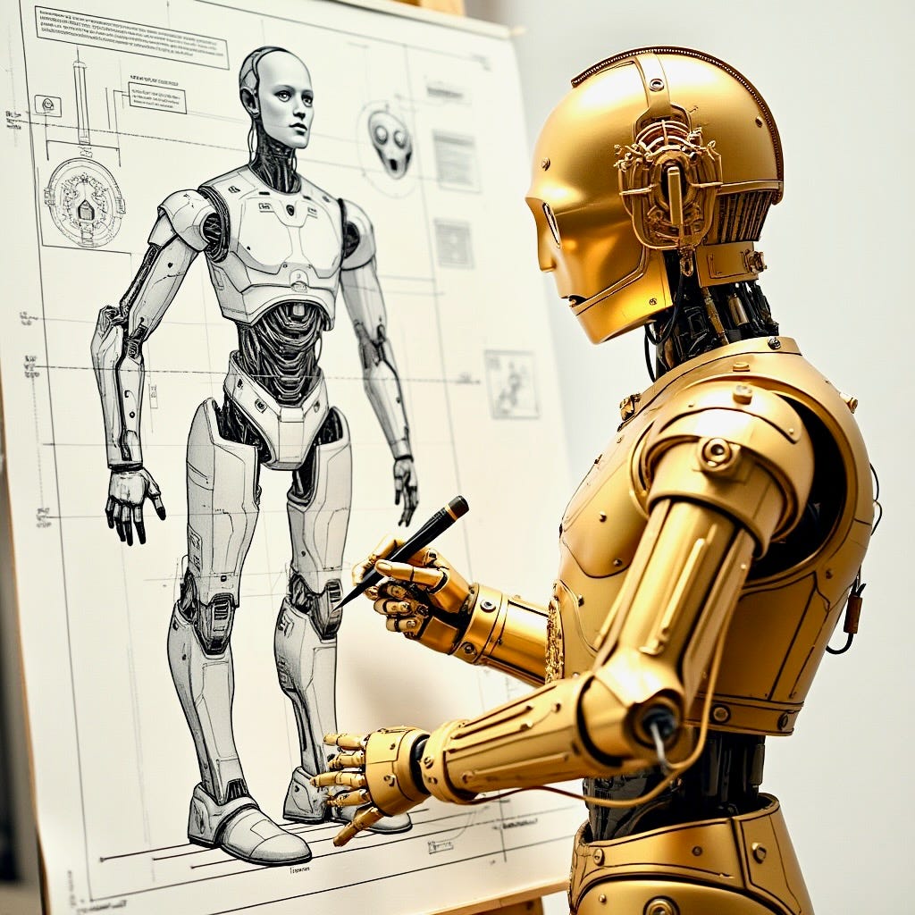 A robot drawing a sketch

AI-generated content may be incorrect.