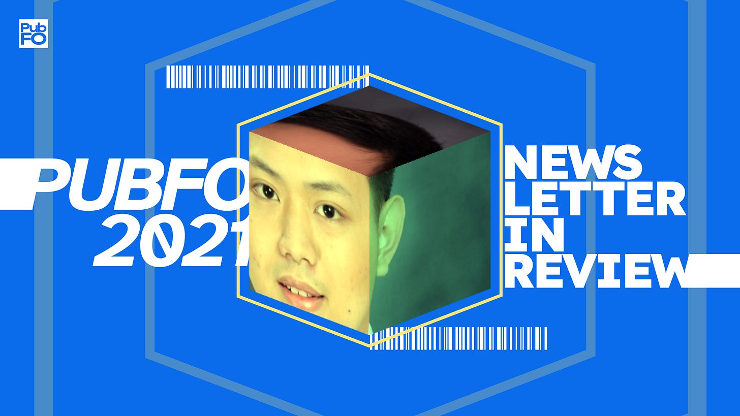 Pubfo 2021: Newsletter in Review Thumbnail