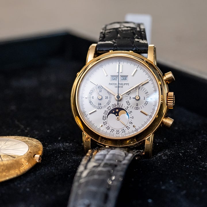 patek 3970 and omega chronograph 33.3