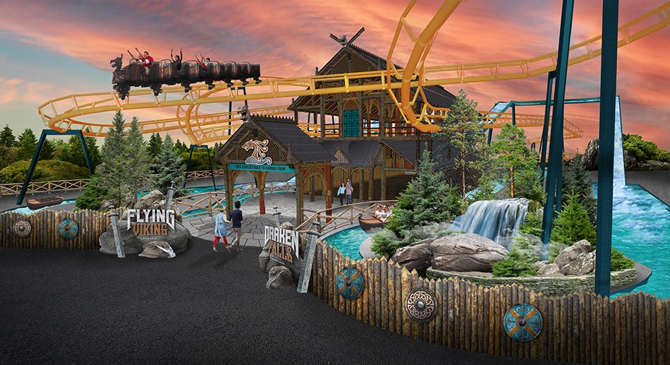 Adventureland Flying Viking and Draken Falls coming in 2023