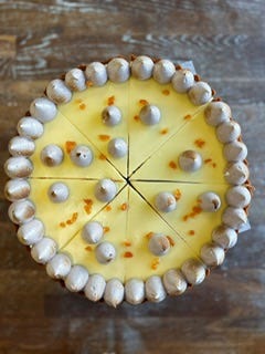 Tarts and cakes from Chez Maitre Eltham