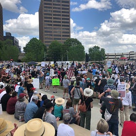 Why are the anti-Trump/Musk protests so white?