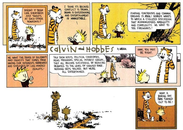 r/calvinandhobbes - What a boring day this turned out to be!