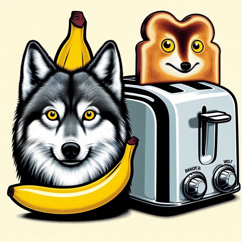 bananen toaster huky wolf mutationen