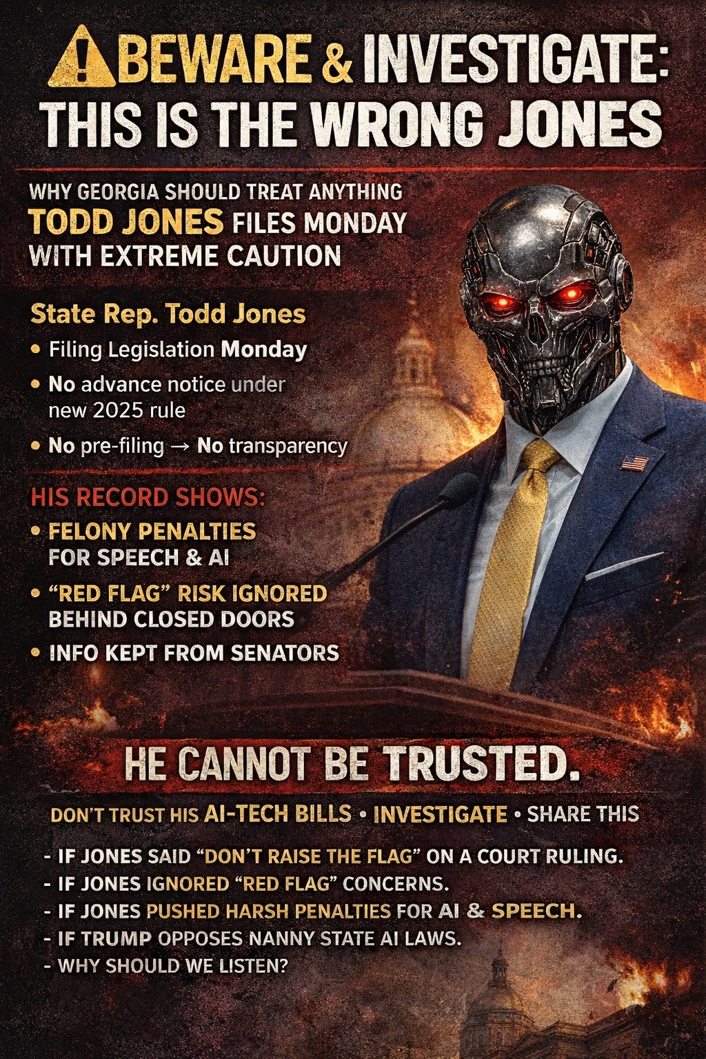 BEWARE & INVESTIGATE: This Is the Wrong Jones