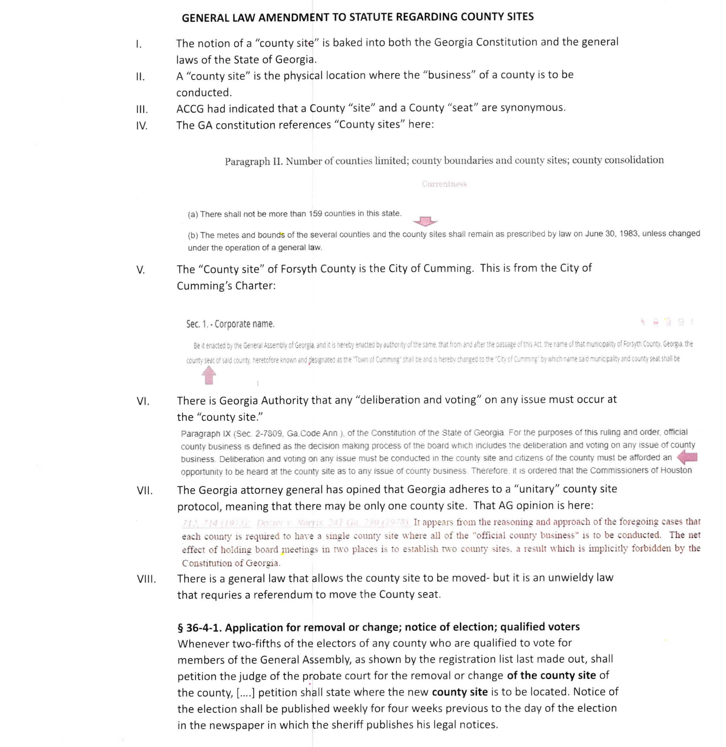 Formal Ethics Complaint Filed- Violations Regarding the Freedom Parkway Administration Complex Project