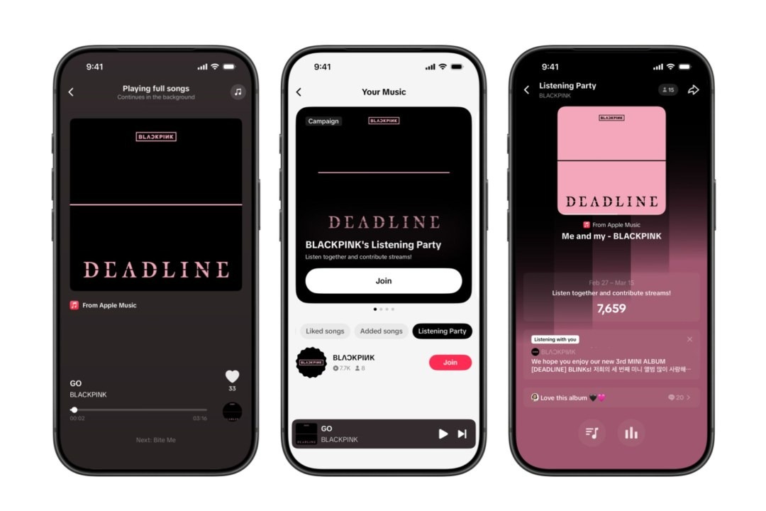 Apple Music y TikTok lanzan "Play Full Song": escucha canciones completas  sin salir de la app