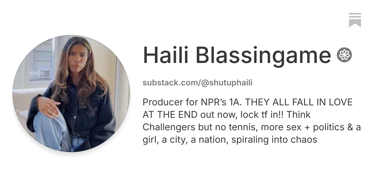 Haili Blassingame | Substack