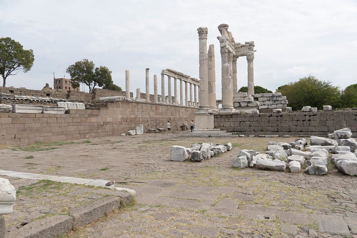 Pergamon temple ruins