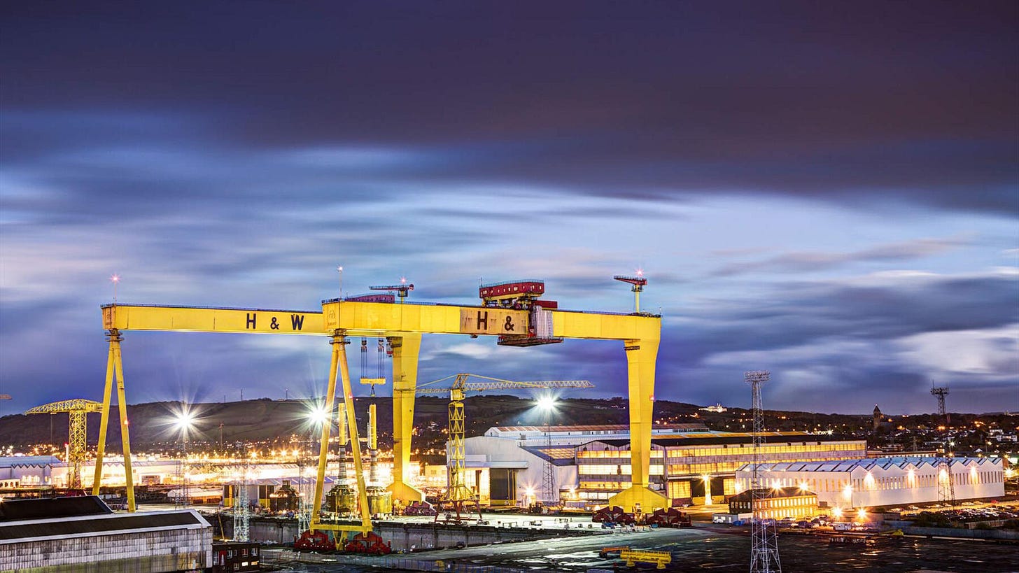 Harland & Wolff Cranes - Samson and Goliath - Belfast - Discover Northern  Ireland